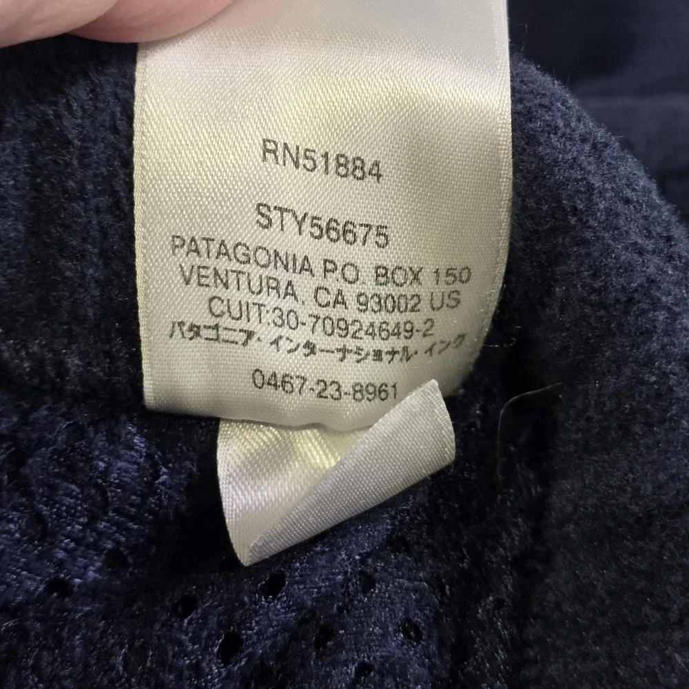 Patagonia Synchilla Pants Mens Small Blue Fleece Sweatpants Joggers 56675